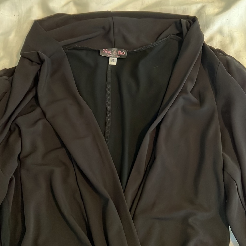 Bespoke Stretchy Black Bodysuit